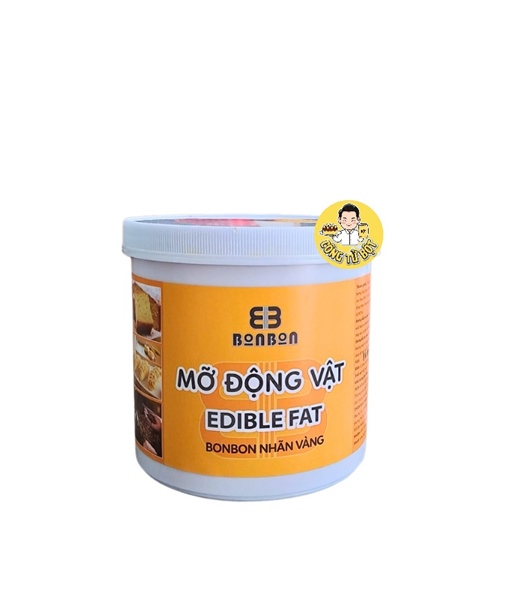 MỠ ĐỘNG VẬT BONBON NHÃN VÀNG 800G/HỦ