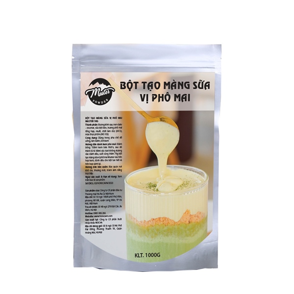 MASTER BỘT TẠO MÀNG SỮA VỊ PHÔ MAI