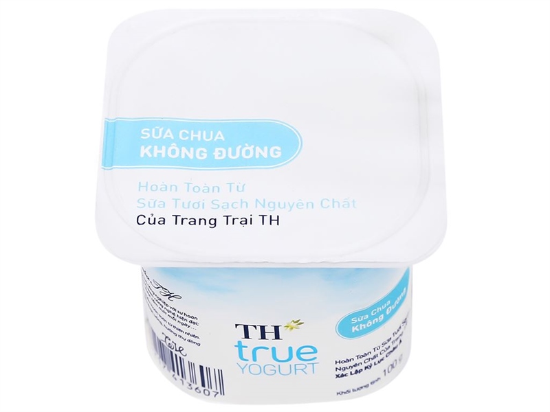 TH TRUE MILK SỮA CHUA KHÔNG ĐƯỜNG 100GR (LỐC 4 HỘP)