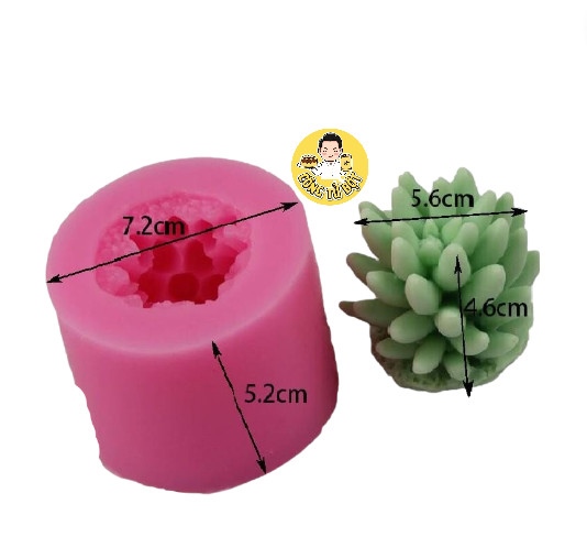 KHUÔN SILICON 3D HOA SEN ĐÁ