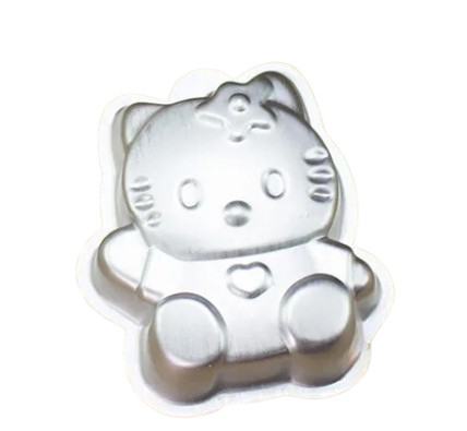 KHUÔN MÈO HELLO KITTY NHÔM XỊN 10CM