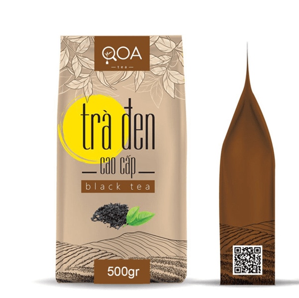 QOA TRÀ ĐEN CAO CẤP TÚI 500G