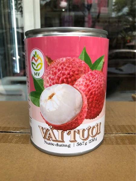 MV LON VẢI TƯƠI NƯỚC ĐƯỜNG 567G (24/THÙNG)