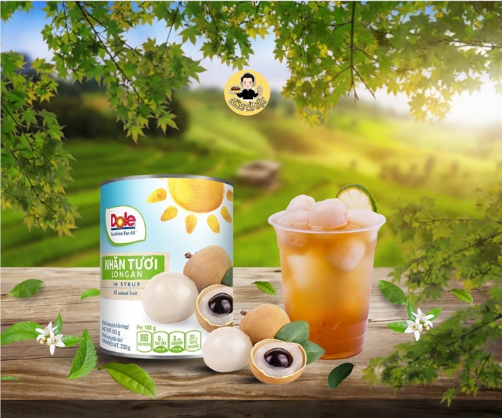 DOLE NHÃN TƯƠI ĐÓNG LON 565G (24/THÙNG)