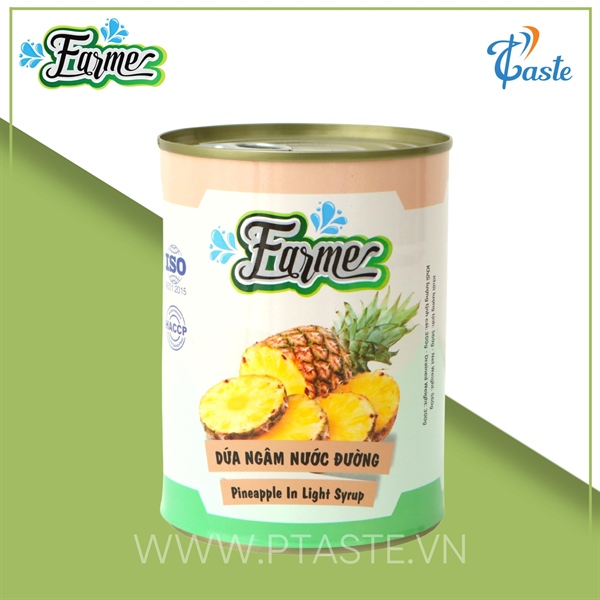FARME DỨA NGÂM NƯỚC ĐƯỜNG 560G