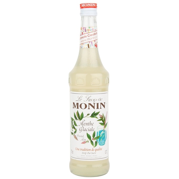 MONIN SYRUP BẠC HÀ TRẮNG-FROSTED MINT-700ML (6/THÙNG)