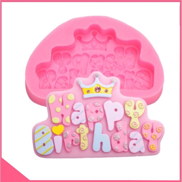 KHUÔN SILICON HAPPY BIRTHDAY NHỎ