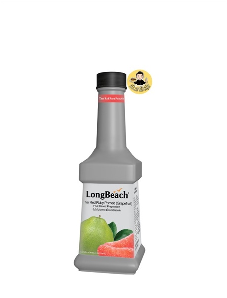 LONG BEACH MỨT BƯỞI HỒNG THÁI 900ML (6/THÙNG)