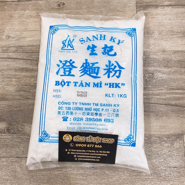 SANH KÝ BỘT TÀN MÌ HONGKONG 1KG (25/BAO)