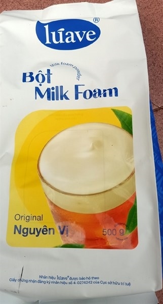 LUAVE BỘT VÁN SỮA MILKFOAM NGUYÊN VỊ 500G (20/THÙNG)