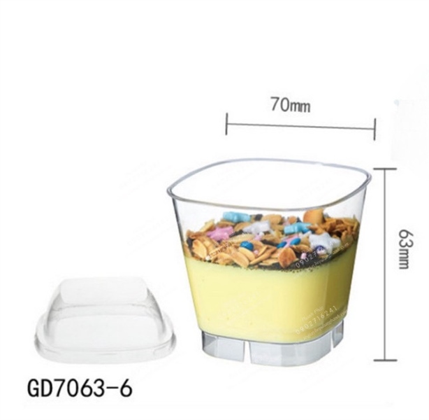 CỐC NHỰA 7063 KÈM NẮP 160ML ( 25/LỐC - 1000/THÙNG )