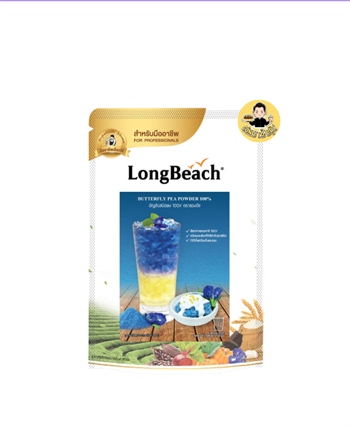 LONG BEACH BỘT HOA ĐẬU BIẾC NGUYÊN CHẤT 100G