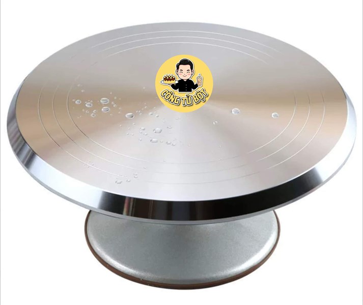 BÀN XOAY INOX LÀM BÁNH KEM