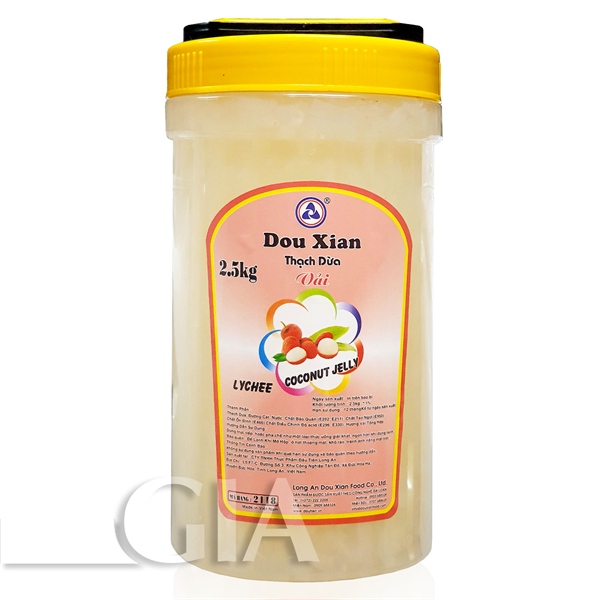DOU XIAN THẠCH DỪA VẢI 2.5KG MH:2118 (6/THÙNG)