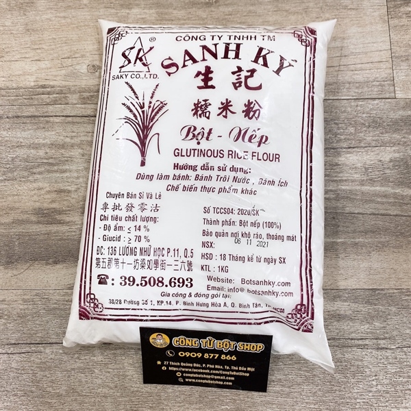 SANH KÝ BỘT NẾP 1KG
