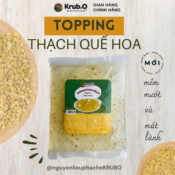 KRUBO THẠCH QUẾ HOA 1KG