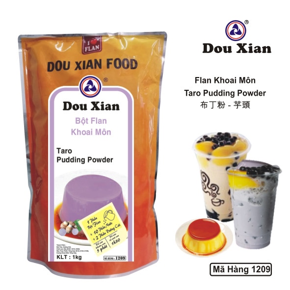 DOU XIAN BỘT PUDDING KHOAI MÔN 1KG MH:1209 (12/THÙNG)