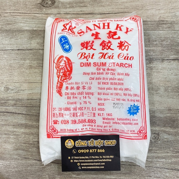 SANH KÝ BỘT HÁ CẢO 1KG