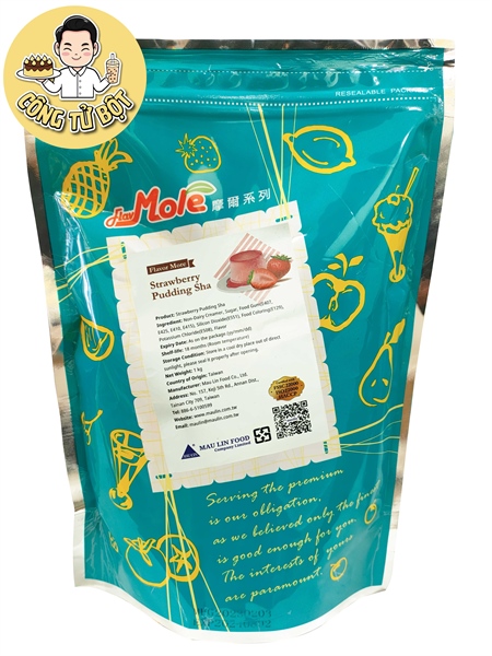 MOLE BỘT PUDDING DÂU 1KG