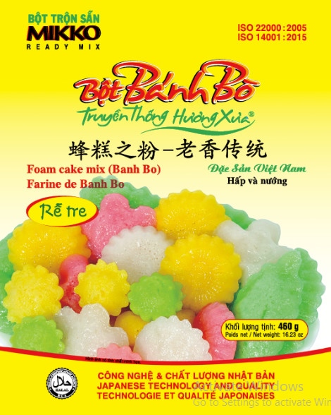 MIKKO BỘT BÁNH BÒ TRUYỀN THỐNG HƯƠNG XƯA 460G