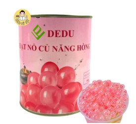 DEDU HẠT NỔ CỦ NĂNG HỒNG 900G (12/THÙNG)