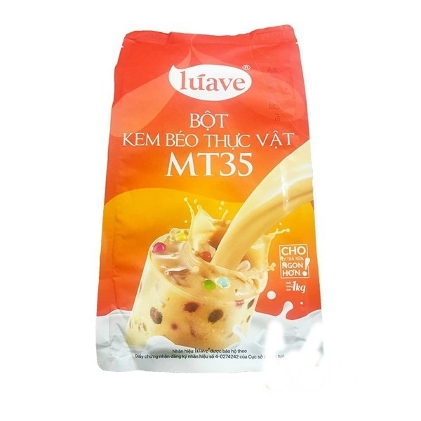 LUAVE BỘT KEM BÉO THỰC VẬT MT35 1KG (10/THÙNG)