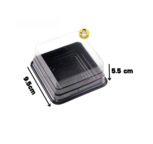 HỘP NHỰA VUÔNG ĐẾ ĐEN JLH1010 (50/LỐC-2000/THÙNG)