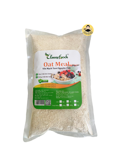 CLASSY FOODS BỘT YẾN MẠCH 500G