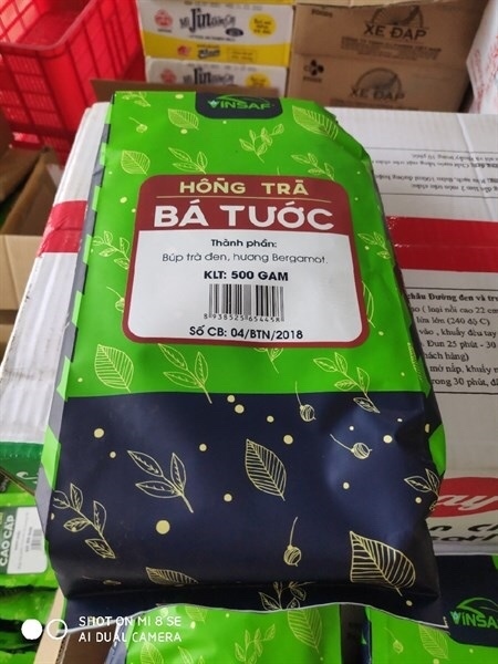 VINSAF HỒNG TRÀ BÁ TƯỚC 500G