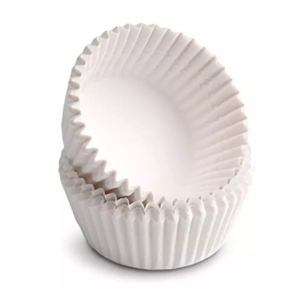 CUPCAKE GIẤY MỀM TRẮNG 10 CM