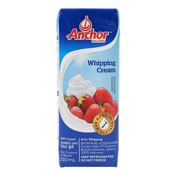 ANCHOR WHIPPING CREAM HỘP NHỎ 250ML (24/THÙNG)