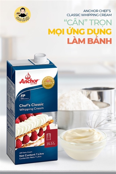 ANCHOR CHEF’S CLASSIC WHIPPING CREAM