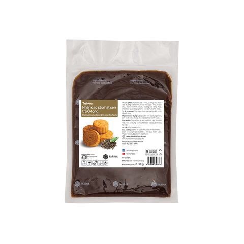 FARINA TAIWA NHÂN CAO CẤP HẠT SEN TRÀ OLONG 500G