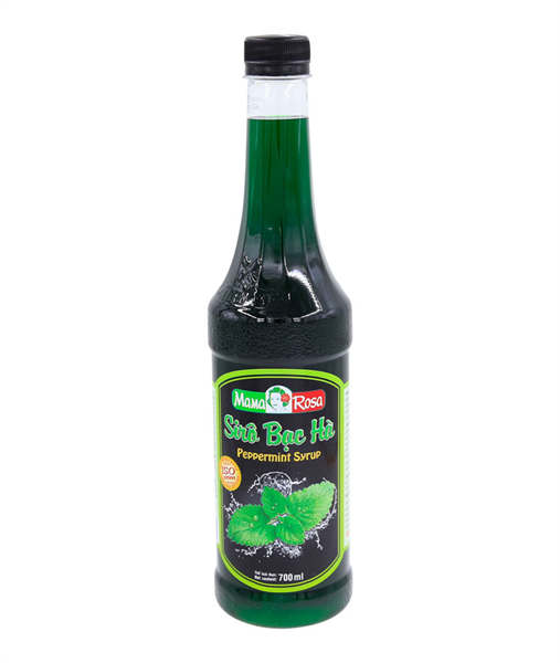 MAMA ROSA SYRUP BẠC HÀ XANH 700ML (12/THÙNG)