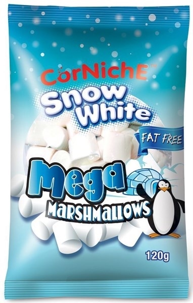 CORNICHE MARSHMALLOWS SNOWBALL, 120 G
