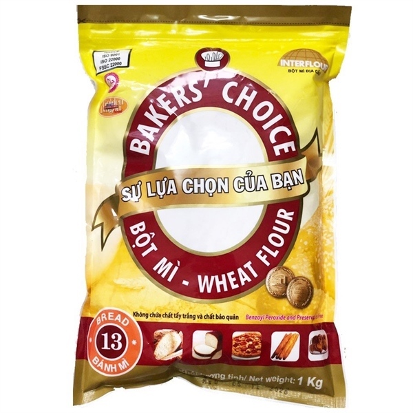 BAKERS CHOICE BỘT MÌ SỐ 13 1KG (10/THÙNG)