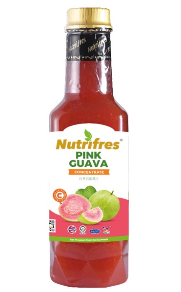 NUTRIFRES NƯỚC ÉP ỔI HỒNG CÔ ĐẶC 1L (12/THÙNG)