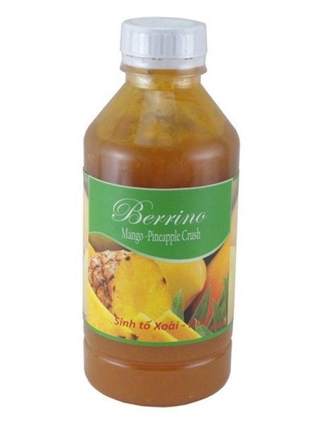 BERRINO SINH TỐ XOÀI DỨA 1L (12/THÙNG)