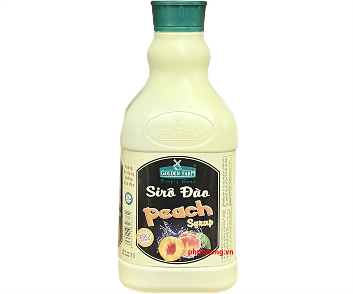 GOLDEN FARM SYRUP ĐÀO 2L (6/THÙNG)