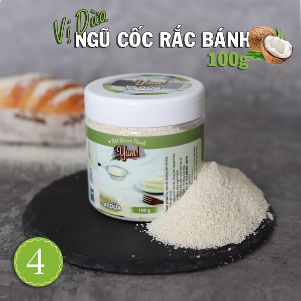 UNICORN BỘT DECOR BÁNH VỊ DỪA 100G