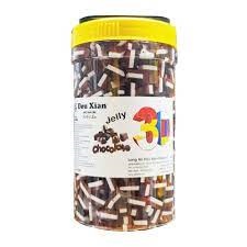 DOU XIAN 3D RAU CÂU CẦU VỒNG SOCOLA 2.5KG MH:6101 (6/THÙNG)