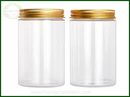 HỘP NHỰA TRÒN NẮP NHÔM VÀNG 1.2L