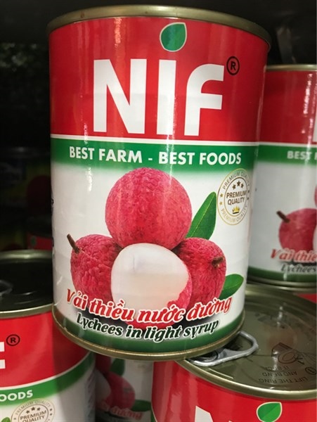 TIM VẢI THIỀU NƯỚC ĐƯỜNG LON 560G (12/THÙNG)