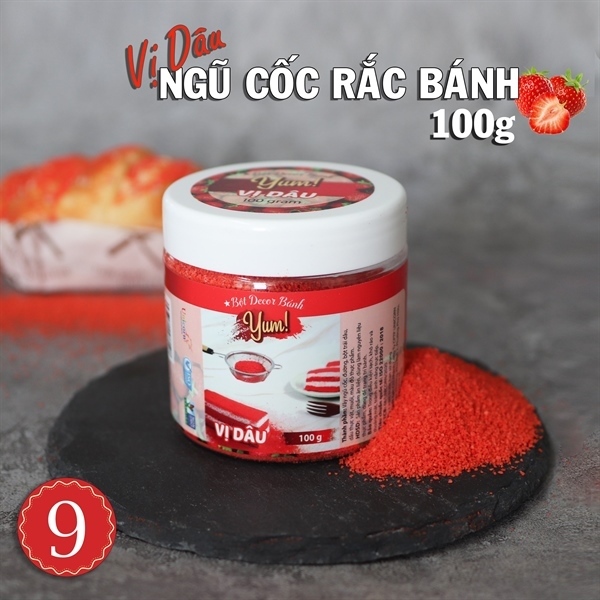 UNICORN BỘT DECOR BÁNH VỊ DÂU 100G