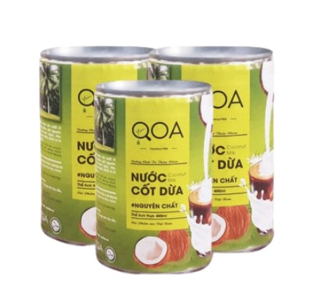 QOA NƯỚC CỐT DỪA NGUYÊN CHẤT 400ML