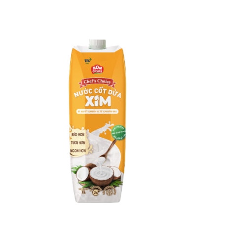 MOM COOK NƯỚC CỐT DỪA XIM 1L