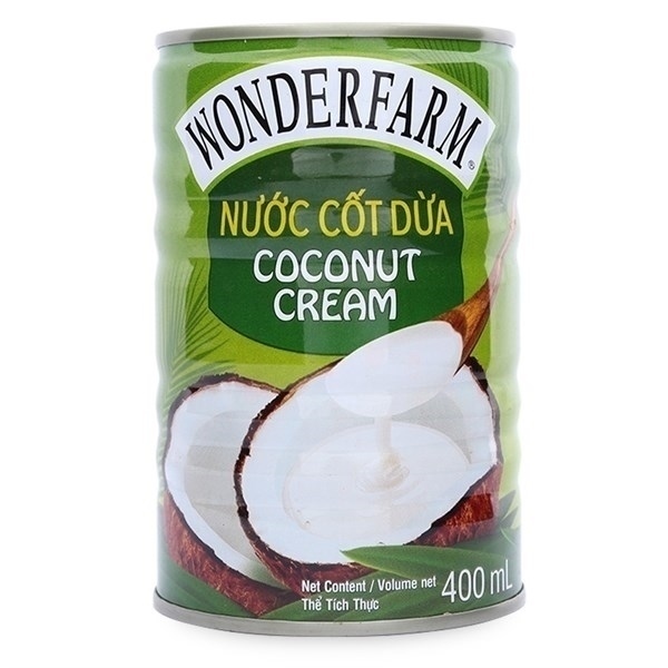 WONDERFARM NƯỚC CỐT DỪA LON 400ML (24/THÙNG)