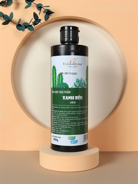 UNICORN MÀU THỰC PHẨM XANH RÊU UB16 600G
