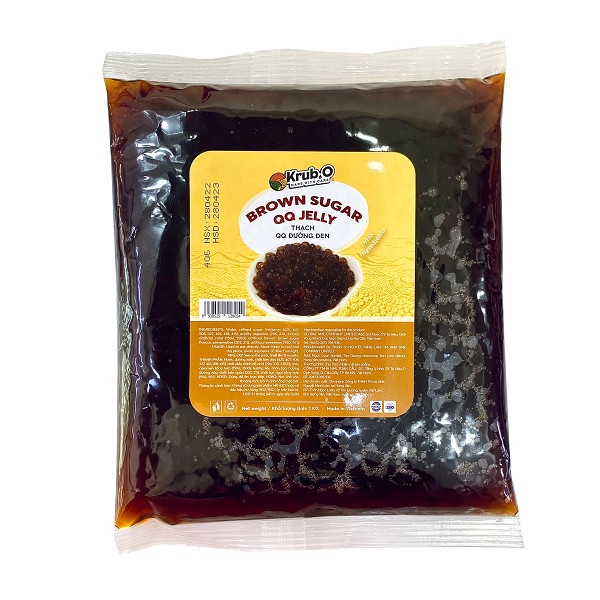 KRUBO TRÂN CHÂU 3Q ĐEN GÓI 1KG (10/THÙNG)