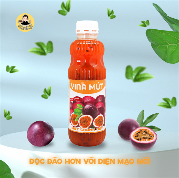VINA SINH TỐ CHANH DÂY 1L (12/THÙNG)